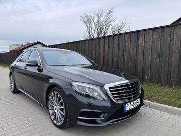 Mercedes Klasa S W222 Limuzyna 500 456KM 2016 Polski Salon Faktura Vat 23% Bezwypadkowy