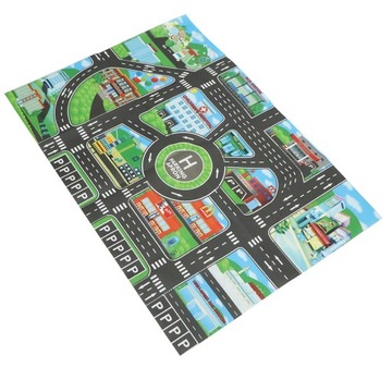 83 x 58 cm City Traffic Play Mat z torami Drogi