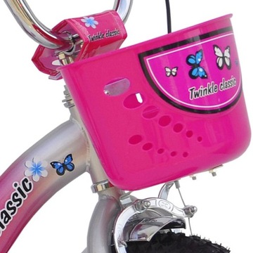 14-дюймовый велосипед TWINKLE Classic PINK/Chrome WARSAW