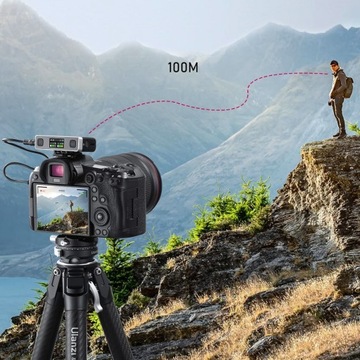 Bezprzewodowy Zestaw Mikrofonowy ULANZI U-MIC AM18 100m 2,4GHz 2 x 8 GB