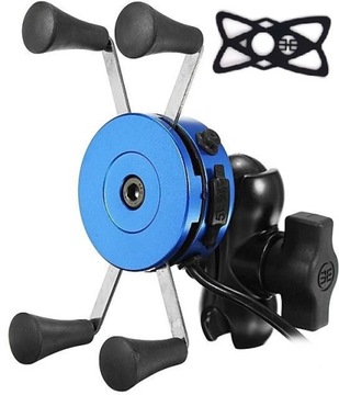 ŁADOWARKA MOTOCYKLOWA USB 2A UCHWYT X