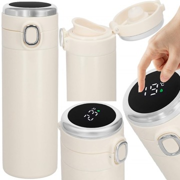 ТЕРМАЛЬНАЯ КРУЖКА THERMAL LED THERMAL 420 мл ДЛЯ КОФЕ, ЧАЯ, СЕНСОРНОГО ДЛЯ АВТОМОБИЛЯ PRO PRO