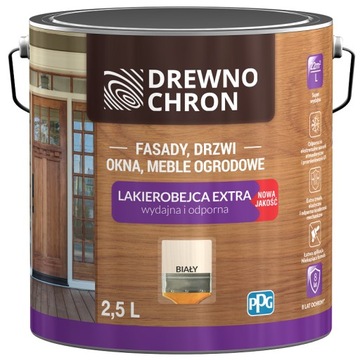 DREWNOCHRON Lakierobejca Extra biały 2,5l