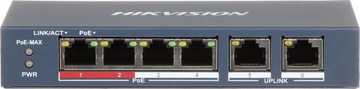 Switch Hikvision DS-3E0106P-E/M POE 4