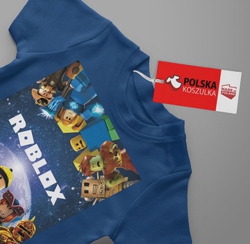 ДЕТСКАЯ ФУТБОЛКА ROBLOX ФУТБОЛКА 128 134 КАЧЕСТВО