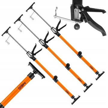 NEO 3x PODPORA TELESKOPOWA SUFITOWA 50-115 CM PŁYT