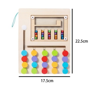 Слайд-головоломка «Сопоставление цветов» для развития мелкой моторики, головоломки «5 цветов»