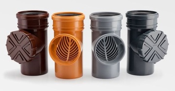 Очиститель с сетчатым фильтром Отстойник Кармат 110 мм, коричневый.