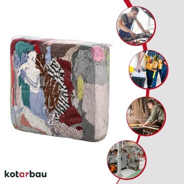 ФЛАНЕЛЬ/ХЛОПОК ЦВЕТНЫЕ ТКАНИ ДЛЯ ЧИСТКИ ПРОМЫШЛЕННЫХ МАСТЕРСКИХ ТРЯПКИ 10 КГ