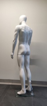 МАНЕКЕН В ПОЛНУЮ ТЕЛУ, БЕЛЫЙ БЛЕСК