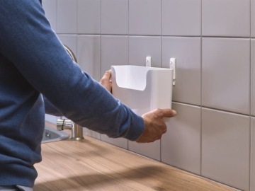 Крючок самоклеящийся гвоздь Tesa регулируемый для металлической плитки 2 шт 3кг.