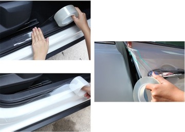 ЗАЩИТНАЯ ЛЕНТА ДЛЯ ПОРОГКОВ АВТОМОБИЛЯ 100мм х 5М
