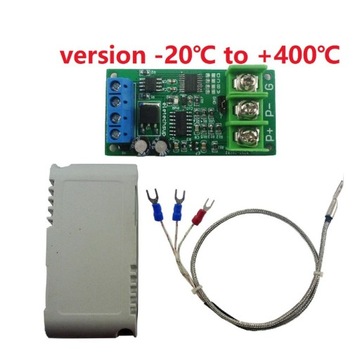 DC 12V PT100 konwerter RTD RS485 Modbus Rtu czujni