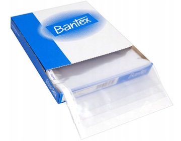 Koszulki krystaliczne na dokumenty Bantex A4 100 sztuk obwoluty BOX