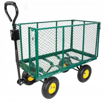 САДОВАЯ ТРАНСПОРТНАЯ ТЕЛЕЖКА Прицеп Садовая тачка Самосвал Сумка 300 кг