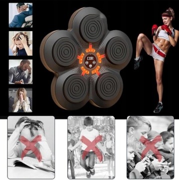 ТРЕНИРОВОЧНЫЙ БОКСОВЫЙ ЩИТ МУЗЫКАЛЬНЫЙ БОКСЕРСКИЙ МАШИНА BLUETOOTH ДЛЯ НАСТЕННОГО КОМПЛЕКТА