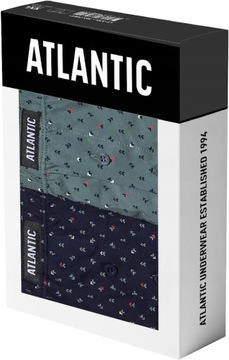 ATLANTIC LUŹNE BOKSERKI MĘSKIE SZORTY 2MBX013 *S*