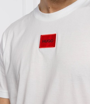 koszulka meska hugo boss classic tshirt logo biała