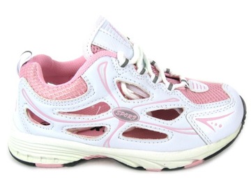 SANDAŁY PÓŁBUTY SPORTOWE DZIECIĘCE WHITE/PINK OKAZJA 36