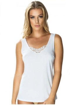 Элегантная женская футболка Karina Undershirt, белая, размер 44