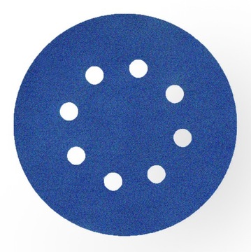 PAPIER ŚCIERNY KRĄŻEK NA RZEP 125mm p80 H8 Cyrkon H821 Jakość !!!!!