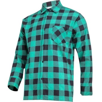 KOSZULA FLANELOWA LAHTI PRO LPKF2 ZIELONA 2XL