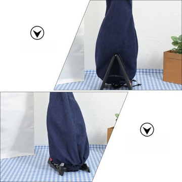 1шт ЧЕХОЛ ДЛЯ СКРИПКИ ЗАМШЕВАЯ ТКАНЬ ПРИНАДЛЕЖНОСТИ ДЛЯ СКРИПКИ (ТЕМНО-СИНИЙ)