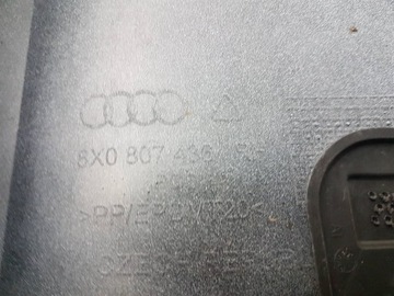 AUDI A1 2012 PŘEDNÍ STRANA PRAVÁ ROH NÁRAZNÍKU PŘEDNÍHO