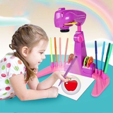 ПРОЕКТОР ЧЕРТЕЖИ ПРОЕКТОР 32 СЛАЙДЫ МАРКЕРЫ РЕГУЛИРОВКА ВЫСОТЫ