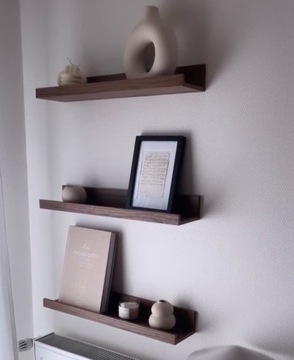 Półka na zdjęcia, orzech, 55 cm