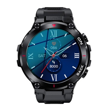 SMARTWATCH Męski Sportowy SpO2 Pulsometr GPS aGPS