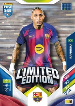 FIFA 365 2026 DUŻA KARTA XXL LIMITED RAPHINHA