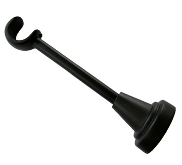 WSPORNIK POJEDYŃCZY KARNISZA Fi19mm Czarny Mat.