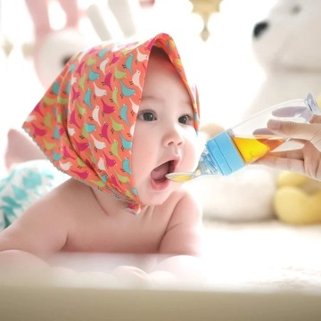 Детская бутылочка для кормления без BPA, ложка, устройство подачи детского питания с подставкой