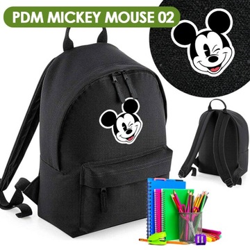 PLECAK SZKOLNY MODNY CZARNY PDM MICKEY MOUSE 05