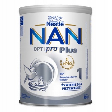 NAN Optipro Plus 1 Mleko Początkowe 800g Nestle