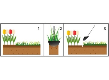 НОЖ ГАЗОННЫЙ ЛОПАТА Khayner Garden металлический 23 x 125 см STRONG SHARP