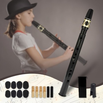 Мини-карманный саксофон-кларнет УЧИМСЯ ИГРАТЬ НА МУЗЫКАЛЬНОМ ИНСТРУМЕНТЕ