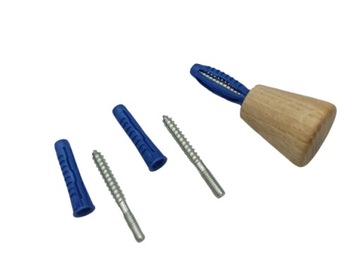 КРЕПЛЕНИЕ НА НАСТЕННУЮ ВЕШАЛКУ 3 штыря с ДВУХ РЕЗЬБОЙ