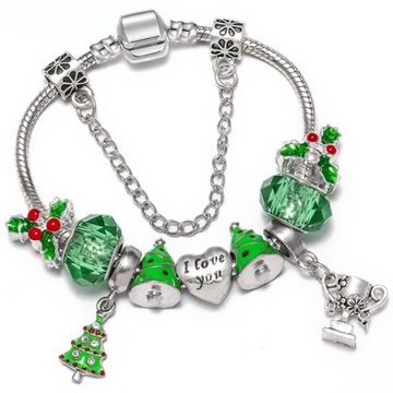 Christmas snowflake crystal cut Charms Pendant Pan