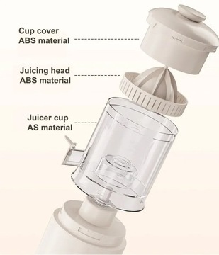 New Electric Juicer USB Rechargeable Mini Multifunctional Fruit Squeezer
