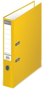 Прочный LEVER BINDER ЖЕЛТЫЙ цвет для офиса формата А4 INTERDRUK