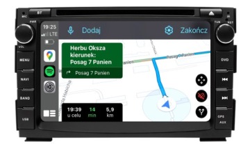 Kia Ceed Venga Android Rádio Navigace 8/128 Apple Carplay Mapy Aplikace