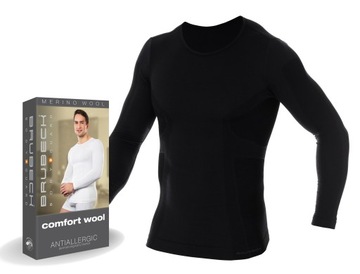 COMFORT WOOL MEN WEŁNIANA KOSZULKA TURYSTYCZNA -M