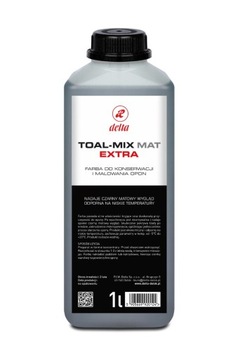 Farba do opon Delta TOALMIX EXTRA MAT 1l czernidło