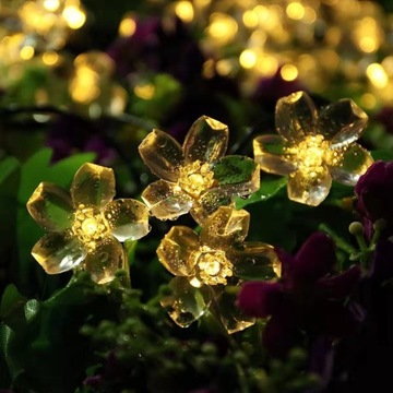 СВЕТОДИОДНЫЕ СВЕТИЛЬНИКИ ЦВЕТОЧНЫЕ ЛАМПЫ 7M 50LED GARDEN m1