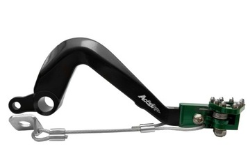 ACCEL DŹWIGNIA HAMULCA NOŻNEGO KAWASAKI KX 80/ KX 100 01-18 KOLOR ZIELONY