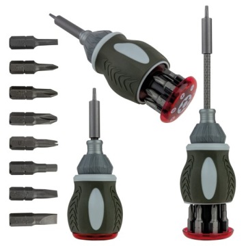 Трещоточная отвертка многофункциональный набор отверток 8x BIT