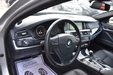 BMW Seria 5 F10-F11 Touring 520d 190KM 2014 BMW Seria 5 Head-Up Wirtual-Licznik NaviKameraSkoraPamiecPanoramaX Drive, zdjęcie 13