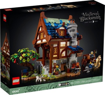1 LEGO 21325 IDEAS ŚREDNIOWIECZNA KUŹNIA